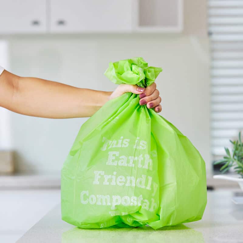 Compostable Bin Liners - Plant-Based Kitchen & FOGO Bags (Multiple Sizes)