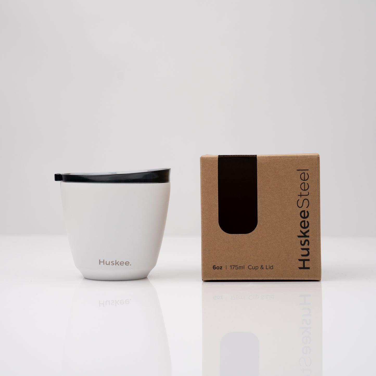 Coffee Cup | 175ml/6oz HuskeeSteel | Stays Hotter & Reusable