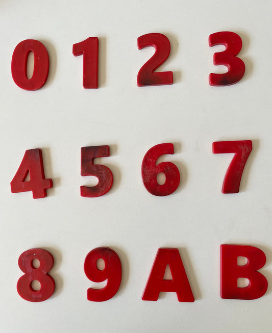 House Numbers & Letters | Recycled plastic hardware from Lismore