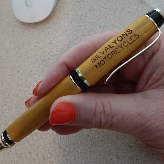 Hand-turned Timber Barrel Pen | Parker Refills | Australian Made