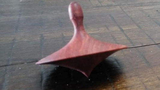Hand-turned Recycled Timber Spinning Top | Oiled | Australian Made