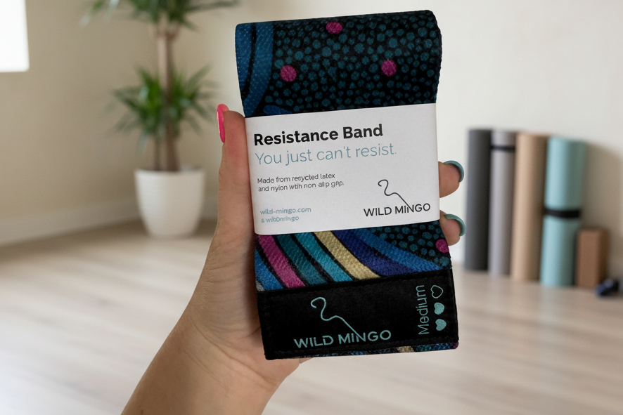 Close up of single resistance band