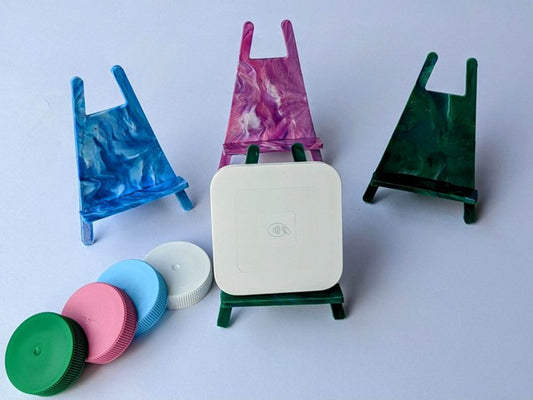 Recycled Plastic Business Card Holder│Easel Stand│Handmade in Australia
