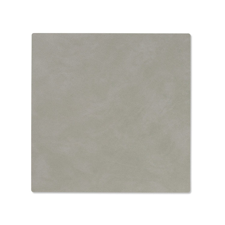 LIND DNA recycled leather colour swatch sample in Light grey for sustainable designer homewares.