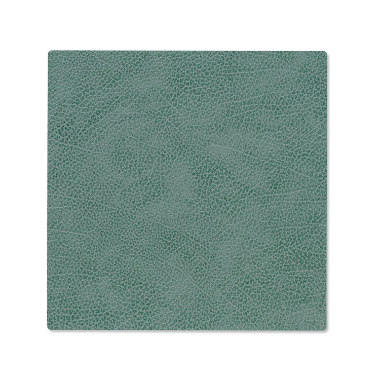 LIND DNA recycled leather colour swatch sample in Pastel green for sustainable designer homewares.