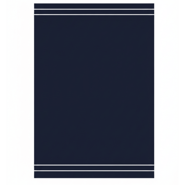 Will & Wind Midnight Blue home bath towel. Lightweight, compact sustainable bathroom towels available Australia wide.