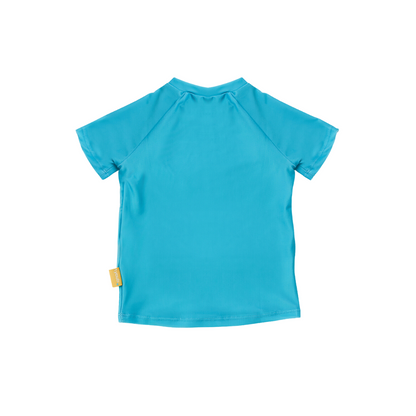 Kids Short Sleeve Rash Vest | Aqua Eco Swim Surf | UPF 50+ Recycled Fabric