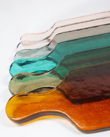 Serving Board - Hammered Glass - Long