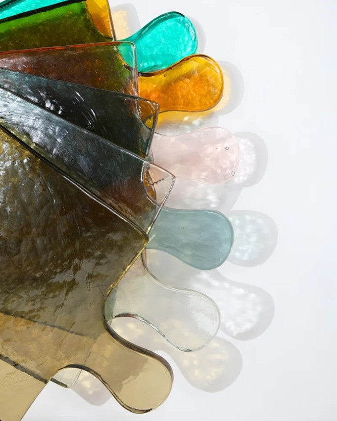 Serving Board - Hammered Glass - Square