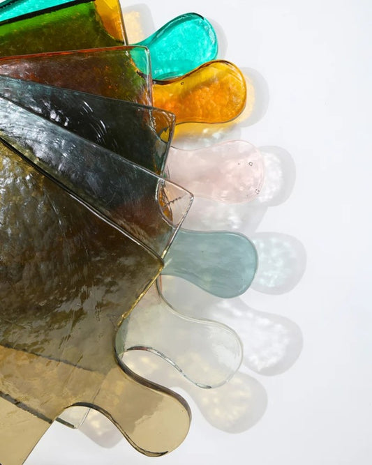 Serving Board - Hammered Glass - Square