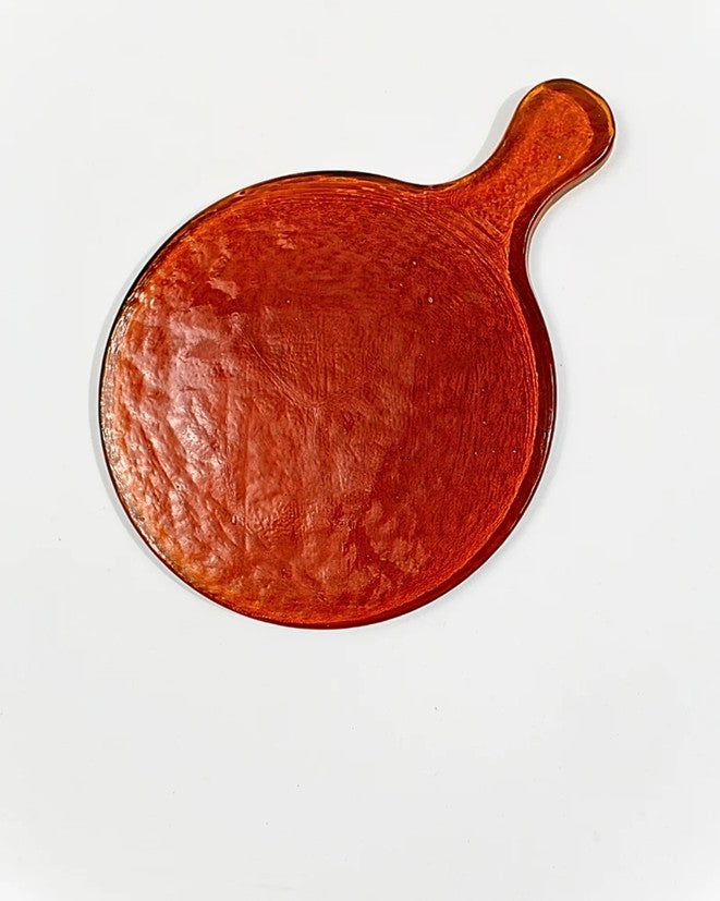 Serving Board - Hammered Glass - Round