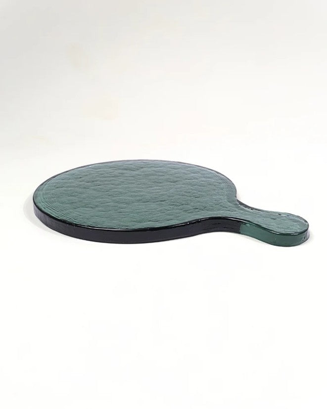 Serving Board - Hammered Glass - Round