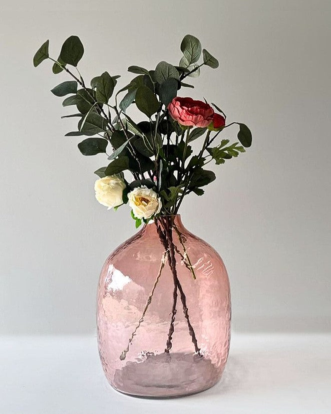 Glass Vase - Hebron Handblown Hammered