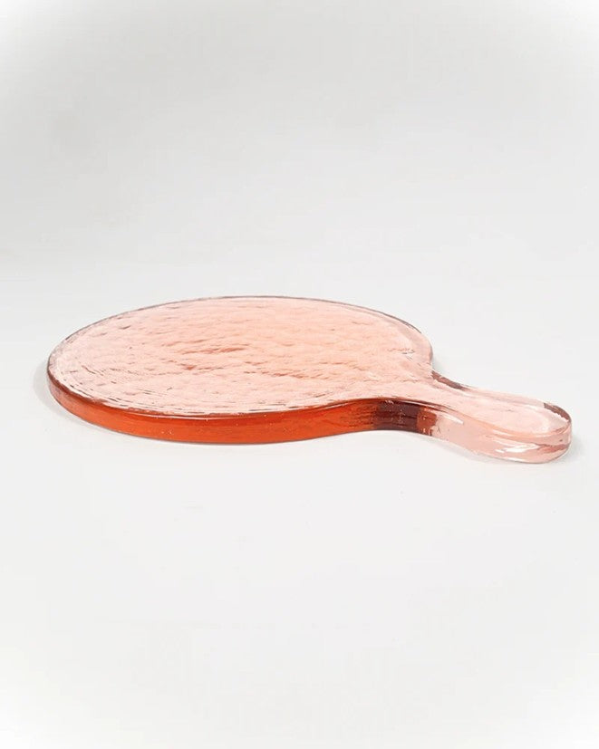 Serving Board - Hammered Glass - Round