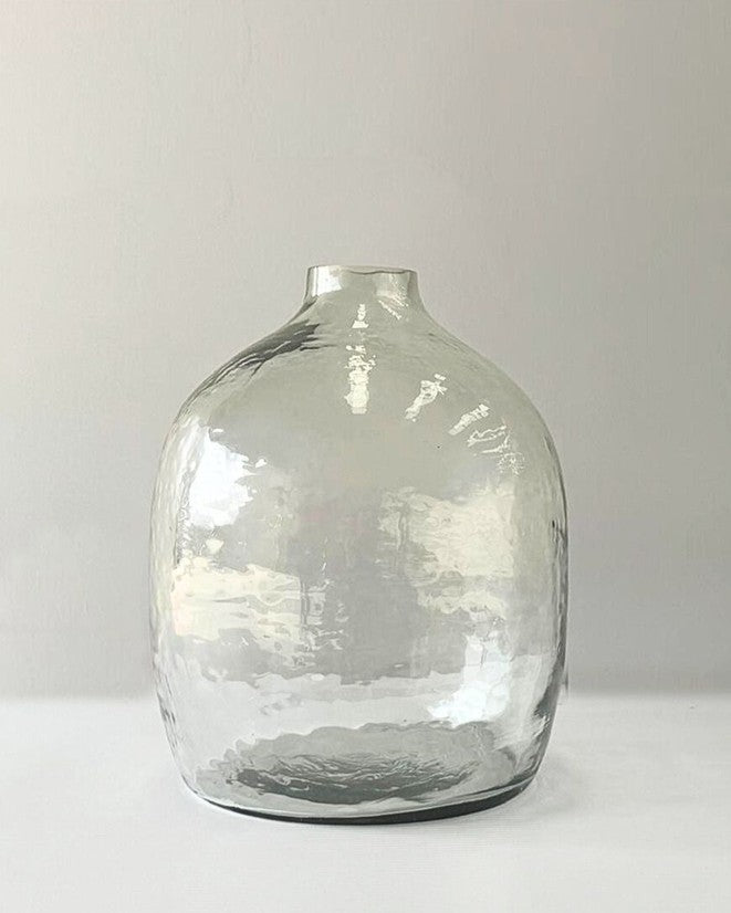 Glass Vase - Hebron Handblown Hammered