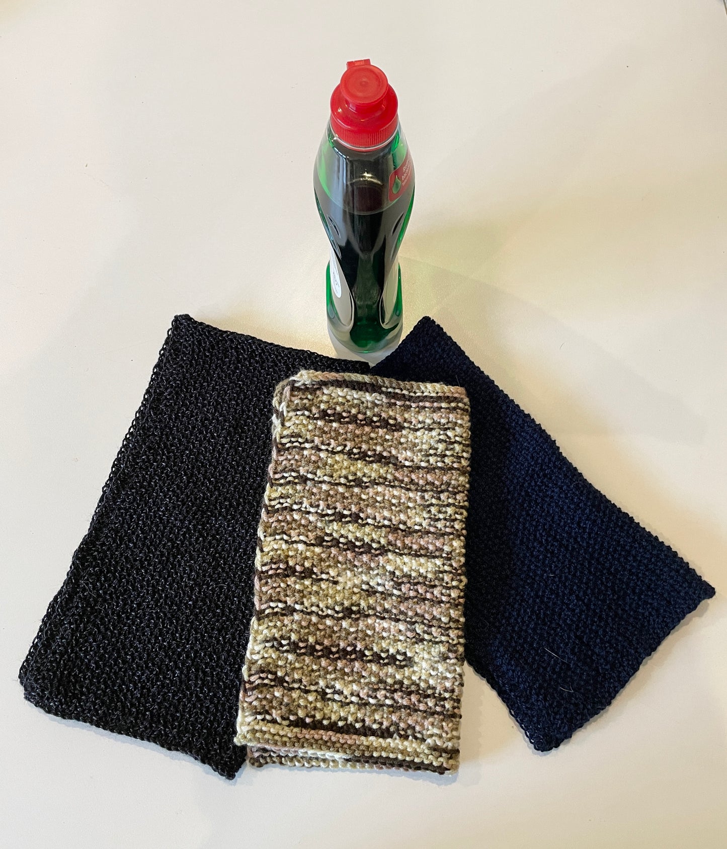 Upcycled Acrylic Scrubbing & Dish Cloths | Prevent Landfill Mill Ends