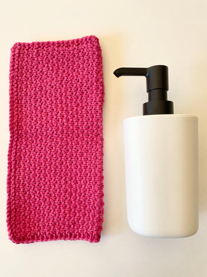 Knitted Dishcloths/ Facecloths - soft & versatile