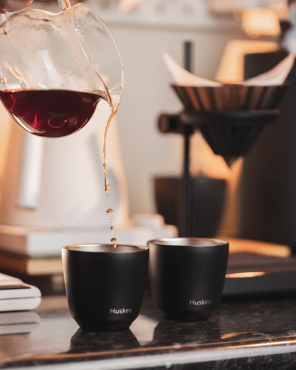 HuskeeSteel - Espresso Set of 2 - 90ml/3oz