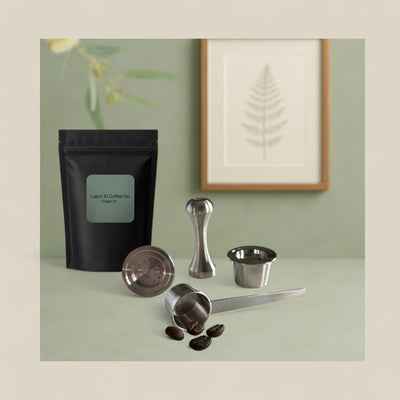 Espressotoria Reusable Coffee Pods - Starter pack | Stainless Steel Refillable Capsules & Accessories