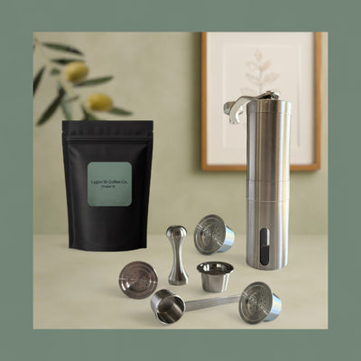 Espressotoria Reusable Coffee Pods - Ultimate pack | Stainless Steel Capsules & Full Accessory Kit