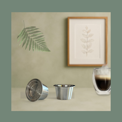 Espressotoria - Reusable Stainless Steel Coffee Capsule | Eco-Friendly Refillable Pod