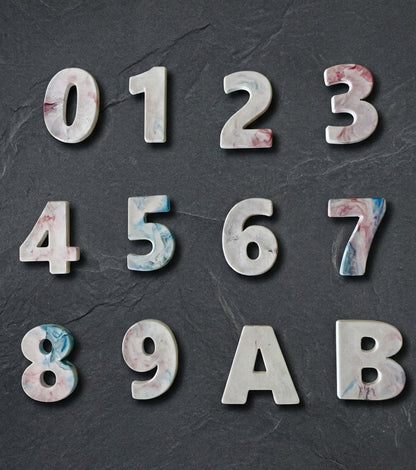 House Numbers & Letters | Recycled plastic hardware from Lismore