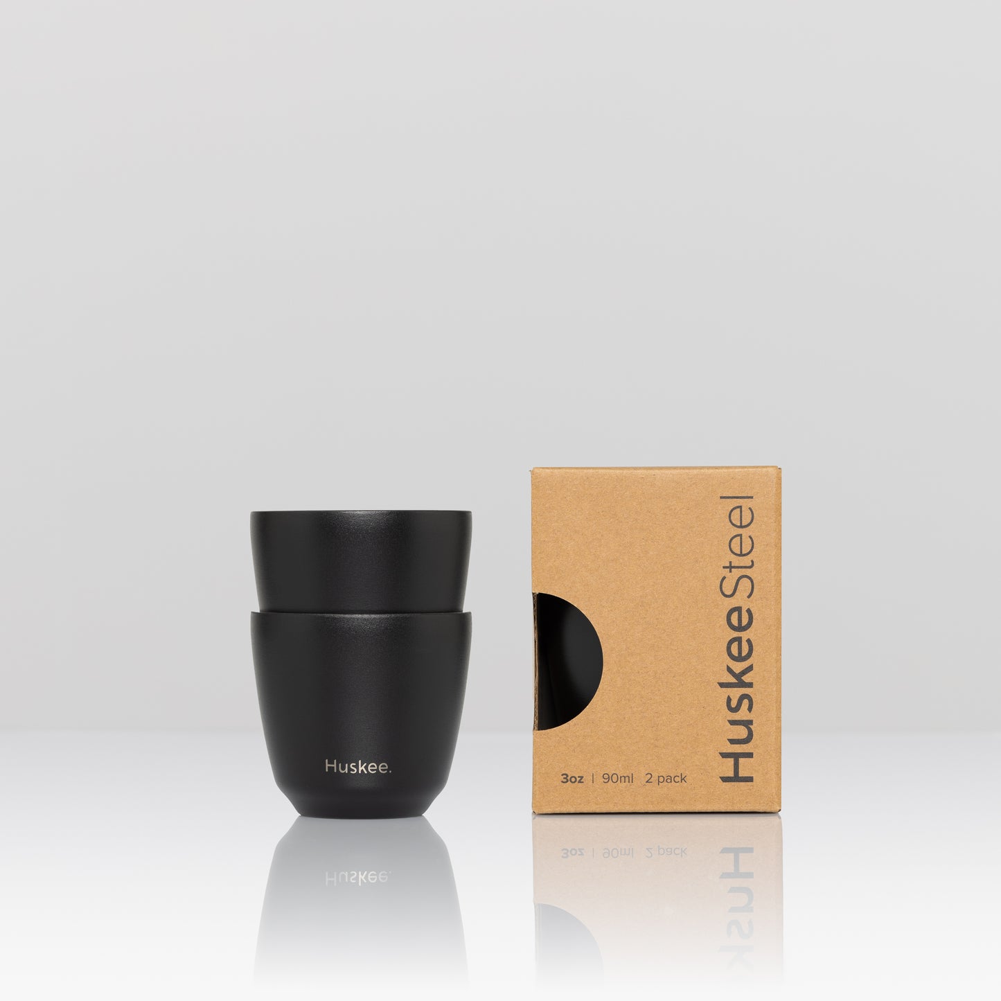HuskeeSteel - Espresso Set of 2 - 90ml/3oz