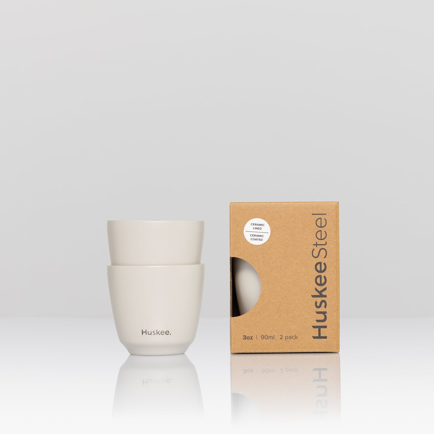 HuskeeSteel - Espresso Set of 2 - 90ml/3oz