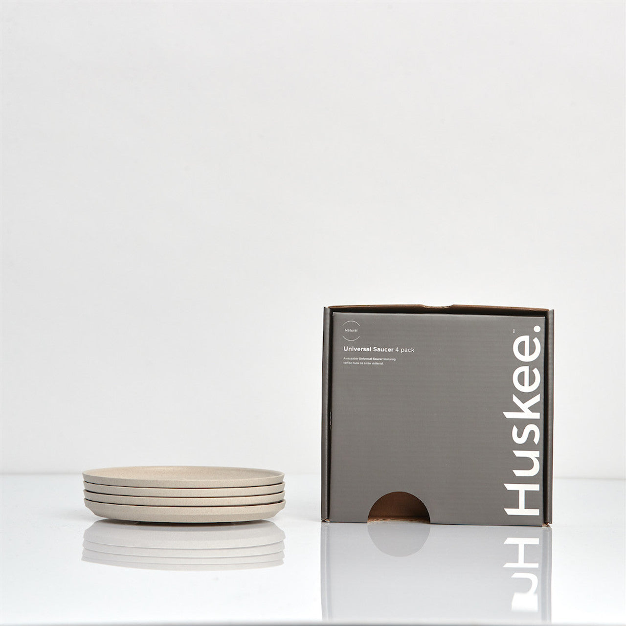 HuskeeOriginal - Classic Saucer - 4 pack