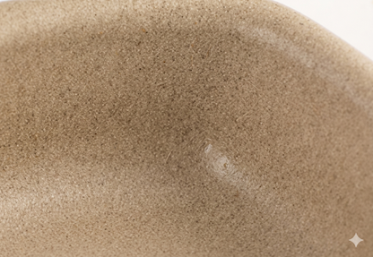 Eco-friendly durability: A close-up of our recycled coffee husk and resin blend.