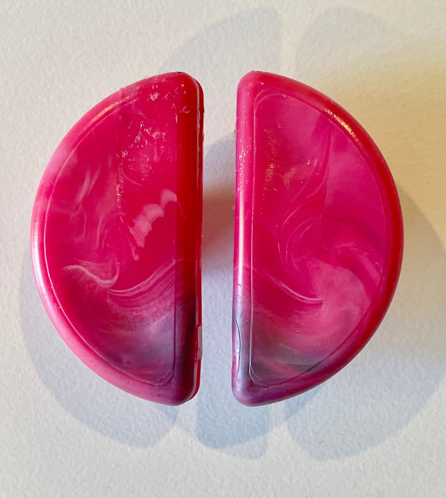 Cabinet Handle | Semi-Circle Finger Pull 50mm | Recycled plastic hardware from Lismore