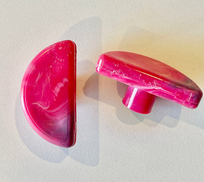 Cabinet Handle | Semi-Circle Finger Pull 50mm | Recycled plastic hardware from Lismore