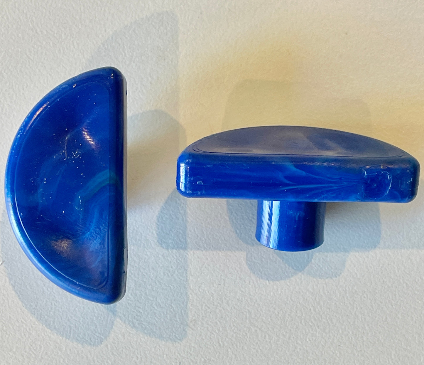 Cabinet Handle | Semi-Circle Finger Pull 50mm | Recycled plastic hardware from Lismore