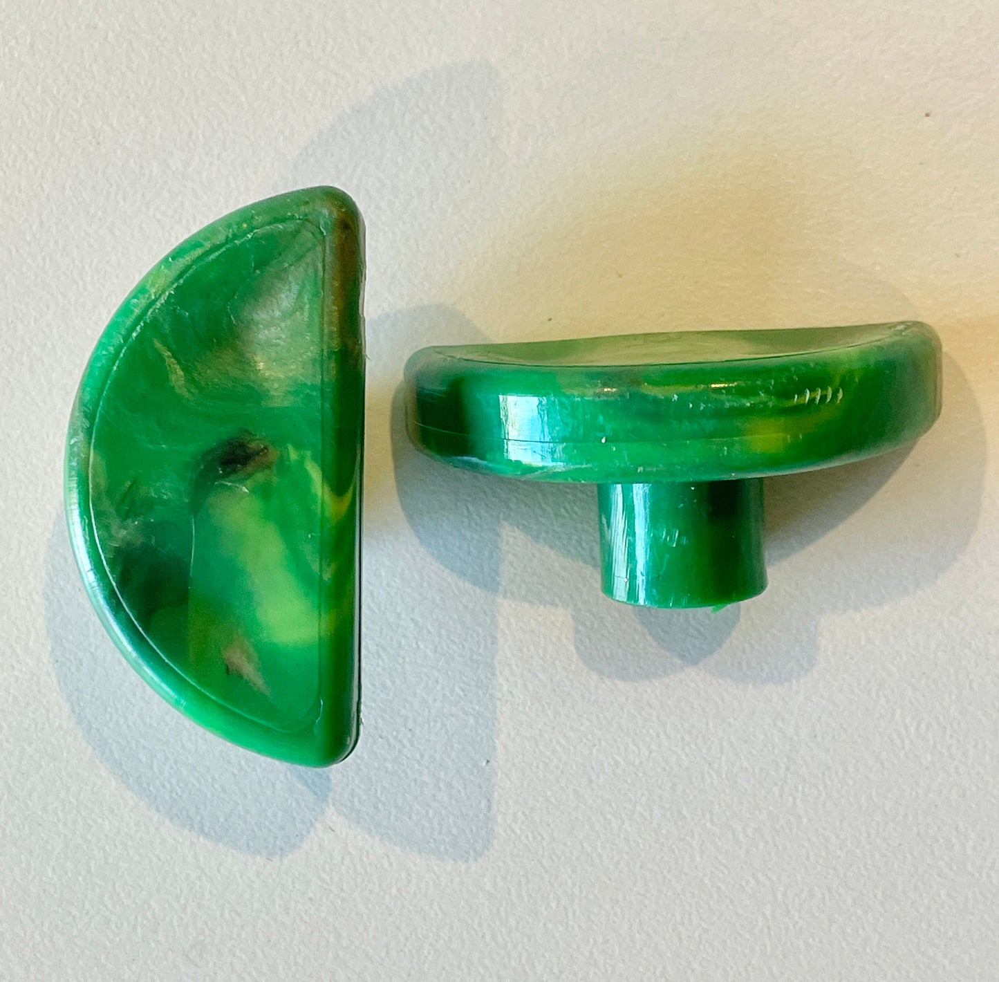 Cabinet Handle | Semi-Circle Finger Pull 50mm | Recycled plastic hardware from Lismore