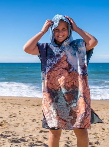Hooded Towel - MINI/KIDS | Recycled Plastic | Dries 4x Faster Cotton