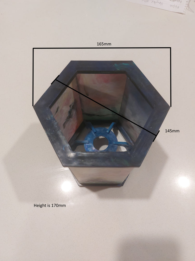 Table Lamp Shade | Custom - pick 2 colours | Recycled plastic | Made in Lismore