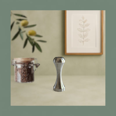 Nespresso & Espressotoria Solid Stainless Steel Coffee Pod Tamper | Reusable Capsule Coffee Tool