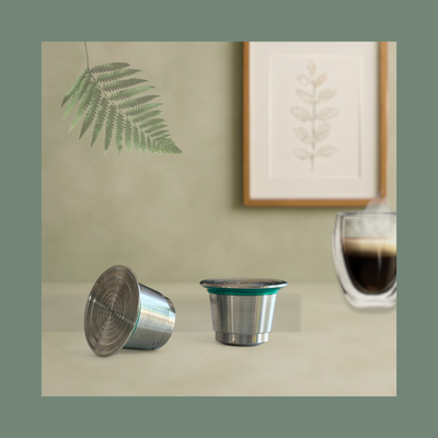 Nespresso - Reusable Stainless Steel Coffee Capsule | Eco-Friendly Refillable Pod
