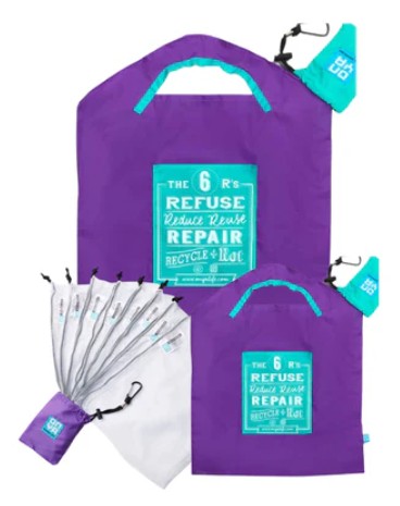 Everyday Shopping Kit │ Reusable Bags │ Made from Recycled Bottles