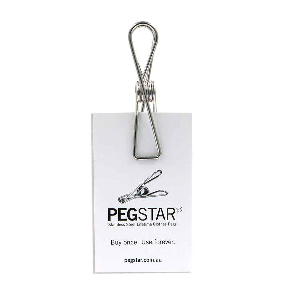 Peg Star Stainless Steel Lifetime Pegs - 30pk