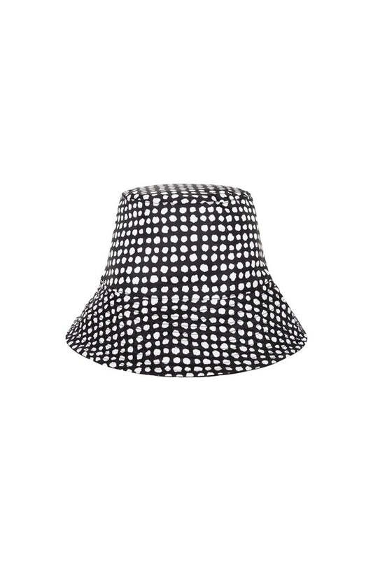 Reversible Bucket Hat - Black & Dalmation