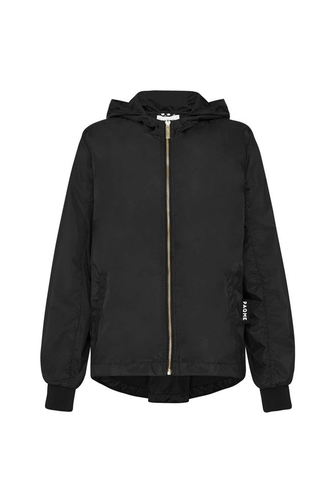 Womens 'Crop' Raincoat - Black