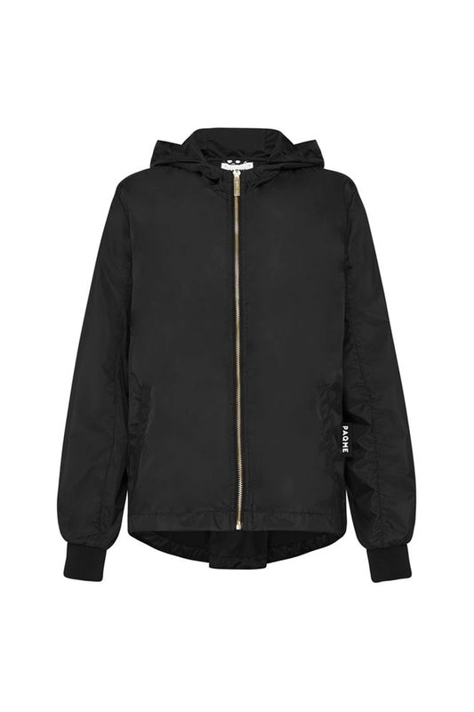 Womens 'Crop' Raincoat - Black