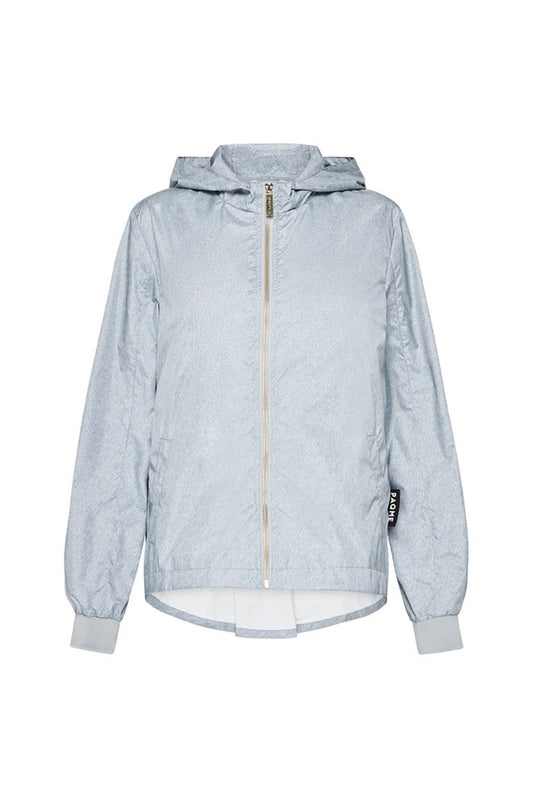 Womens 'Crop' Raincoat - Denim