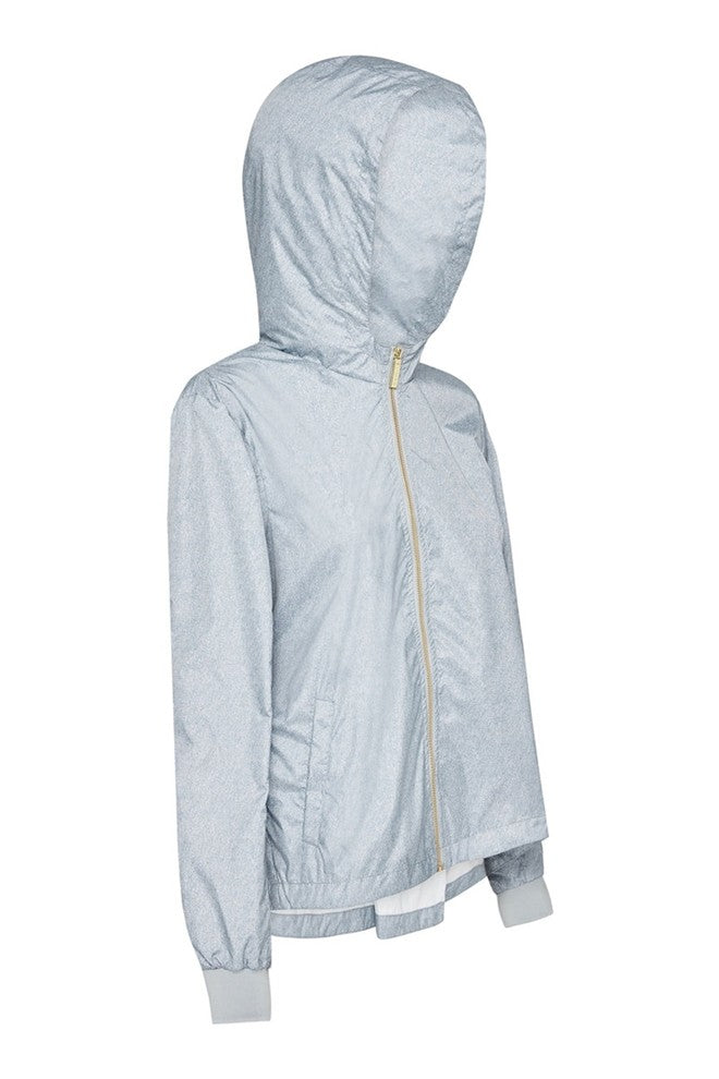 Womens 'Crop' Raincoat - Denim