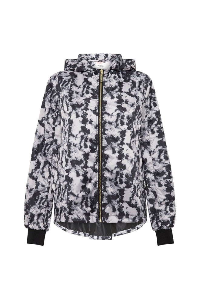 Womens 'Crop' Raincoat - Tie Dye