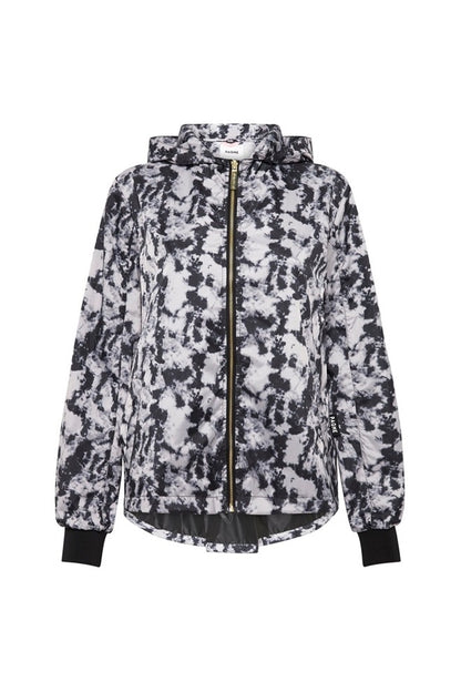 Womens 'Crop' Raincoat - Tie Dye