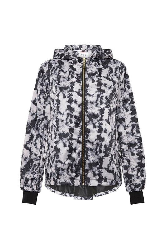 Womens 'Crop' Raincoat - Tie Dye