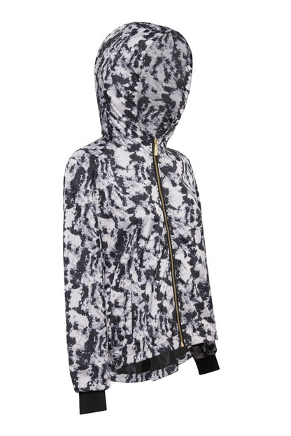 Womens 'Crop' Raincoat - Tie Dye