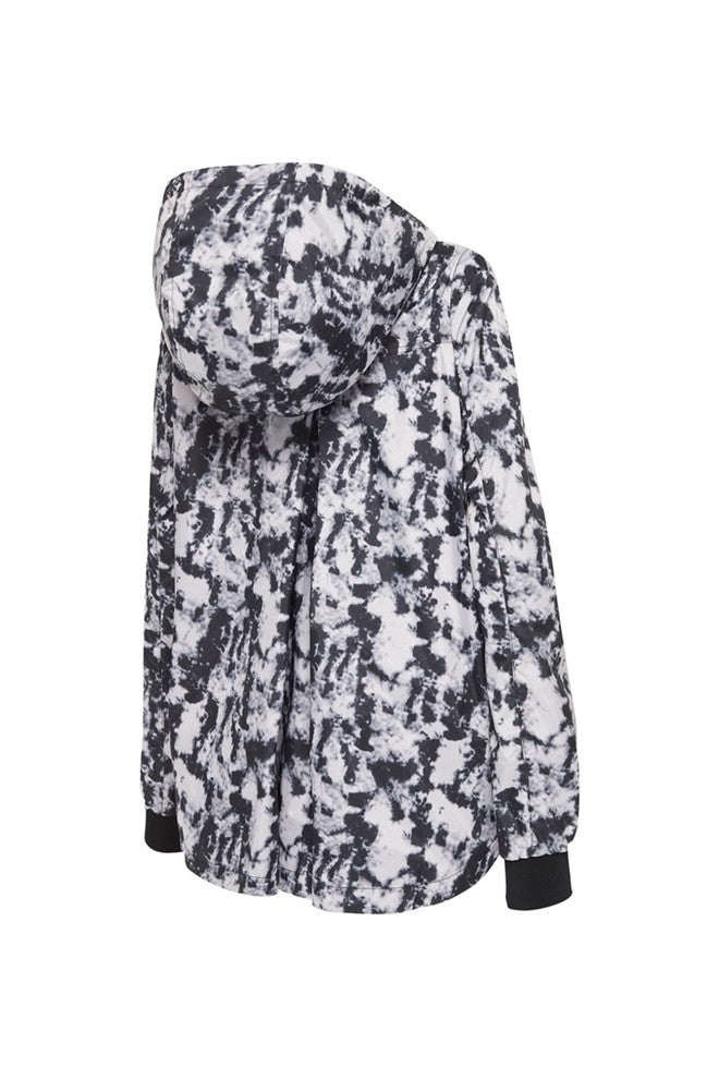 Womens 'Crop' Raincoat - Tie Dye